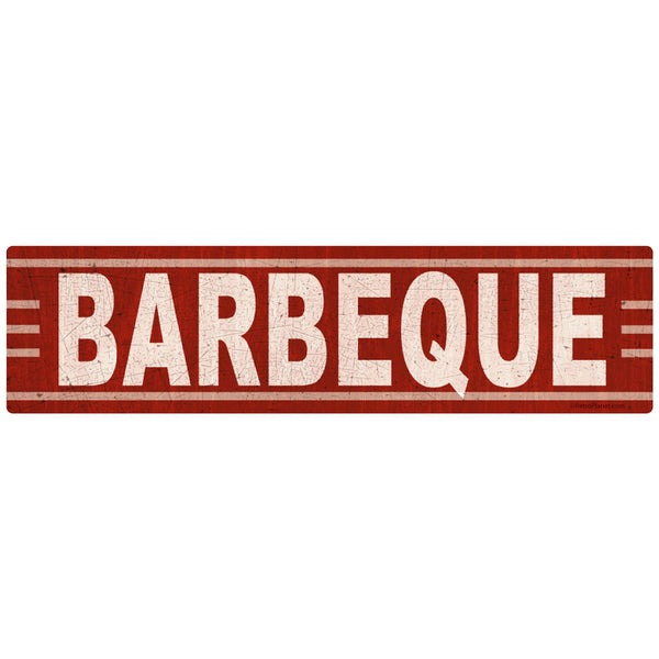 Barbecue Vintage-Style Wall Decal