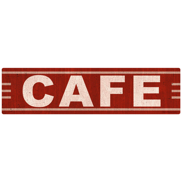 Cafe Vintage-Style Wall Decal