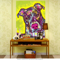 Pit Bull Brindle Dog Dean Russo Wall Decal