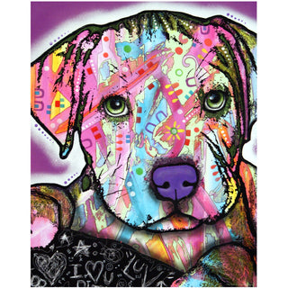 Baby Pit Bull Dog Dean Russo Pop Art Wall Decal