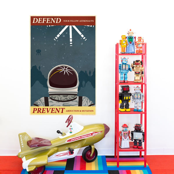Defend Prevent Arcade Wall Decal