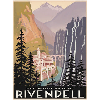 Rivendell Lord of the Rings LOTR Wall Decal