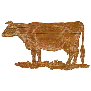 Cow Farm Animal Wall Decal Brown