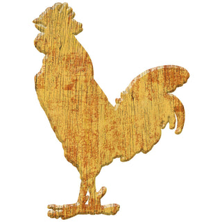 Rooster Farm Animal Wall Decal Yellow