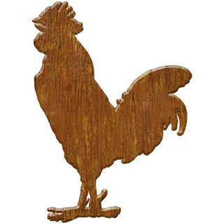 Rooster Farm Animal Wall Decal Brown