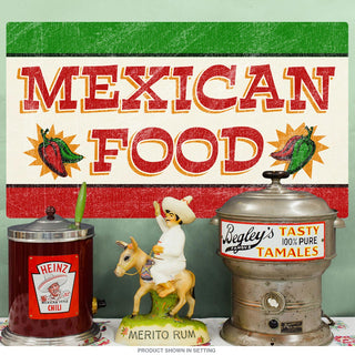 Mexican Food Flag Peppers Wall Decal