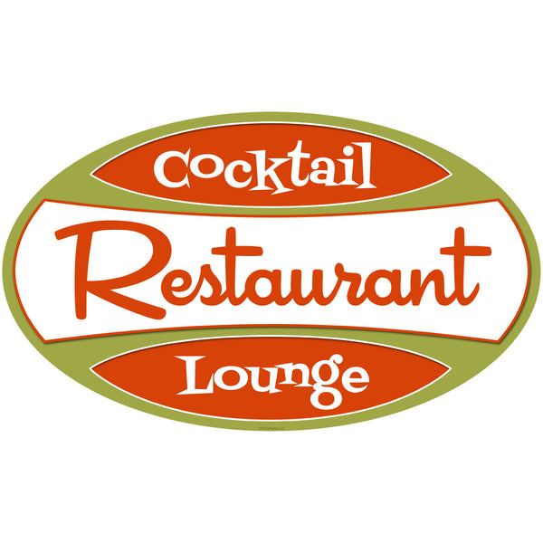 Restaurant Cocktail Lounge Wall Decal
