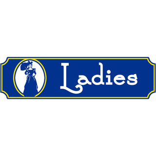 Ladies Rest Room Fancy Wall Decal