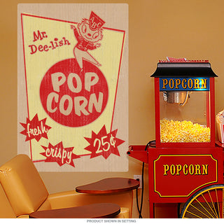 Movie Popcorn Mr Dee-Lish Wall Decal