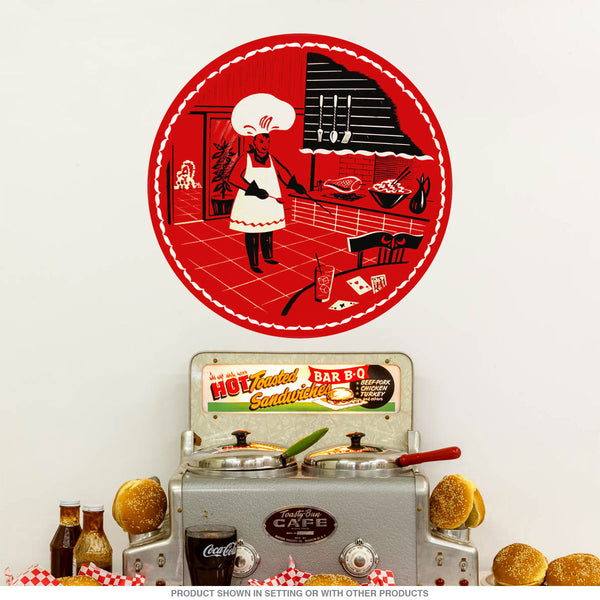 Barbecue BBQ Chef Kitchen Wall Decal