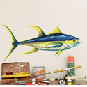 Yellowfin Tuna Deep Sea Fishing Wall Decal