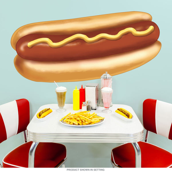 Hot Dog Diner Food Cut Out Wall Decal