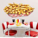 French Fries Diner Food Cut Out Wall Decal