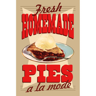 Homemade Pies A La Mode Diner Wall Decal