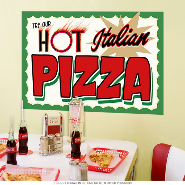 Pizza Hot Italian Food Restaurant Wall Decal