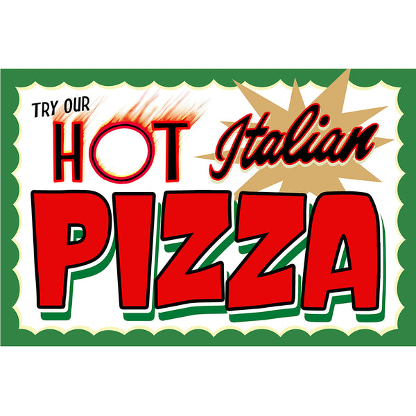 Pizza Hot Italian Food Restaurant Wall Decal