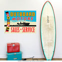 Outboard Boat Motors Sales Wall Decal