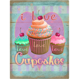 I Love Cupcakes Wall Decal