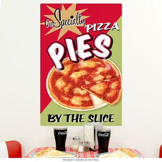 Pizza Pies By The Slice Wall Decal