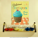 Delicious Cupcakes Wall Decal