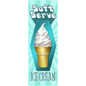 Soft Serve Ice Cream Cone Wall Decal