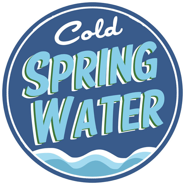 Cold Spring Water Soda Fountain Wall Decal