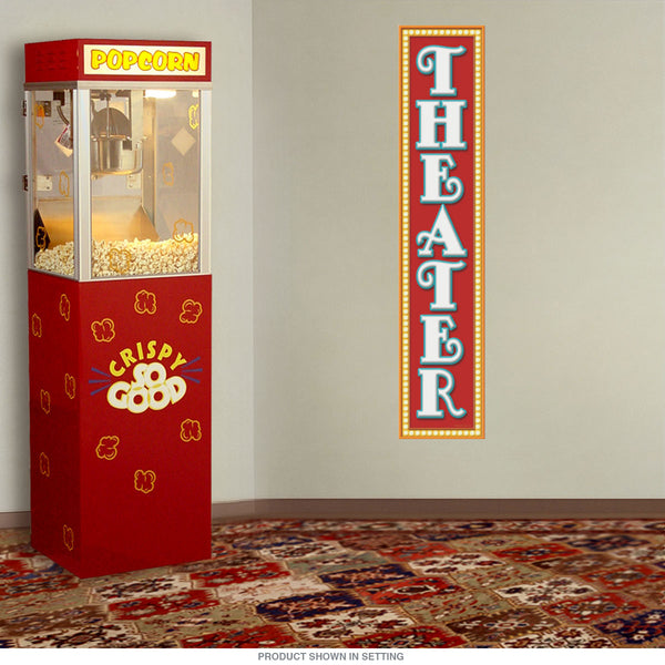 Theater Marquee Tall Wall Decal