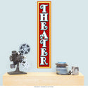 Theater Marquee Tall Wall Decal