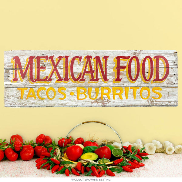 Mexican Food Tacos Burritos Wall Decal