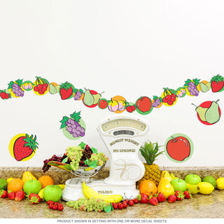 Farm Stand Fruit Wall Decals Medium Set of 43 Assorted