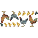 Chicken Family Farm Wall Decal Set Of 14