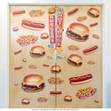 Burgers Hot Dogs Fast Diner Arrow Wall Decal