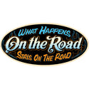 What Happens on the Road Biker Wall Decal
