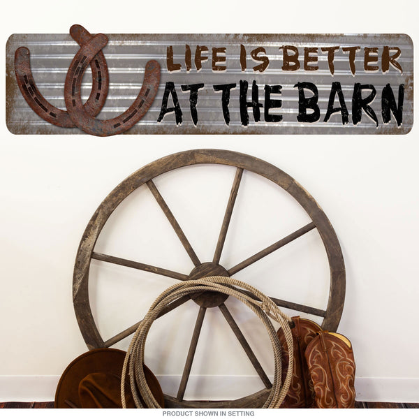 Life At The Barn Horseshoes Wall Decal