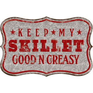 Keep My Skillet Greasy Diner Wall Decal