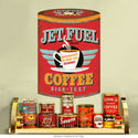 Coffee Can Jet Fuel Wall Decal