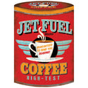 Coffee Can Jet Fuel Wall Decal