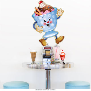 Ice Cream Sundae Dancing Snack Wall Decal