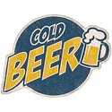 Cold Beer Mug Vintage Style Wall Decal