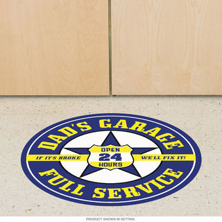 Dads Garage Chevy Inspired Floor Graphic