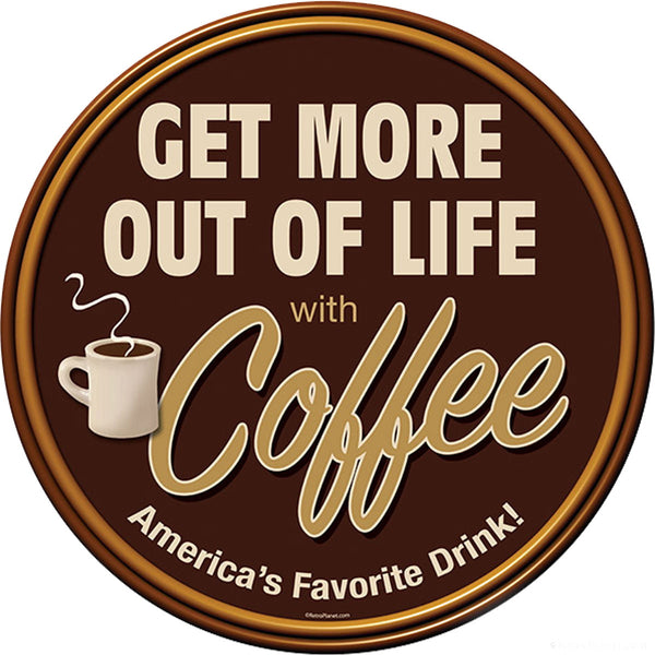 Coffee Get More Out of Life Floor Graphic