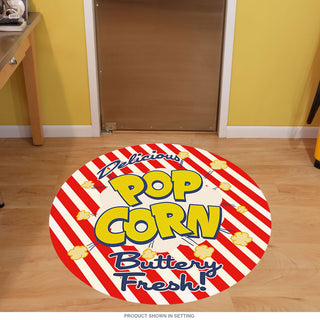 Popcorn Delicious Buttery Floor Graphic