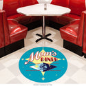 Moms Diner Open 24 Hours Star Floor Graphic
