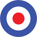 Mod Bullseye British Target Wall Decal