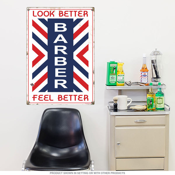 Barber Shop Look Better Wall Decal