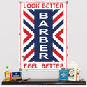 Barber Shop Look Better Wall Decal