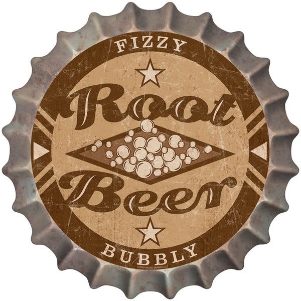 Root Beer Bottle Cap Wall Decal Cut Out
