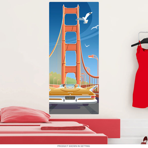 Golden Gate Bridge California Wall Decal