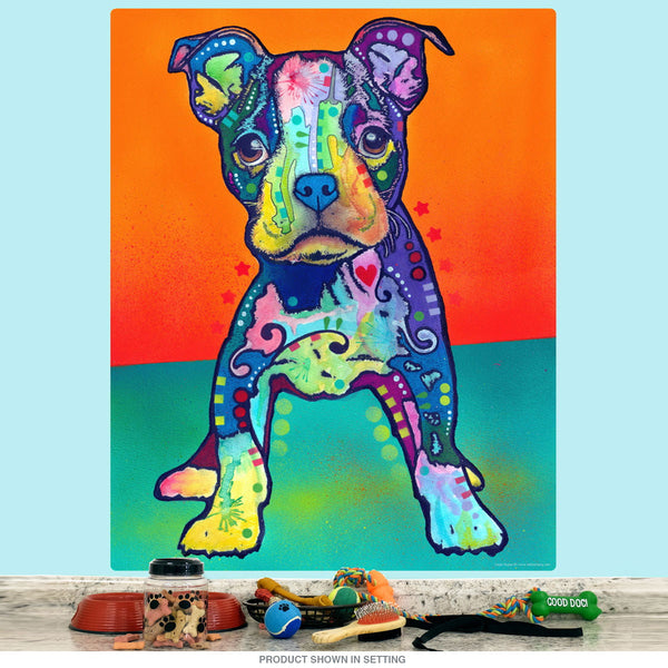 Pit Bull Puppy On My Own Dean Russo Dog Wall Decal