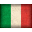 Italian National Flag Distressed Wall Decal